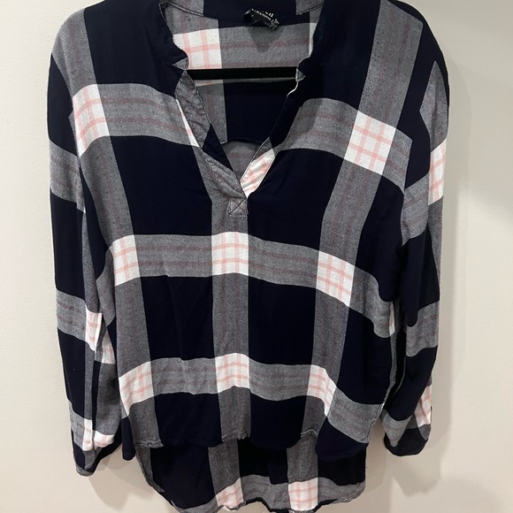 Blu Pepper Tops - Perch by Blu Pepper Light Flannel Blouse Top